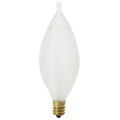 60W 120V C11 E12 Satin Spun Bulb by SATCO Lighting - Starlight Lighting USA and Canada